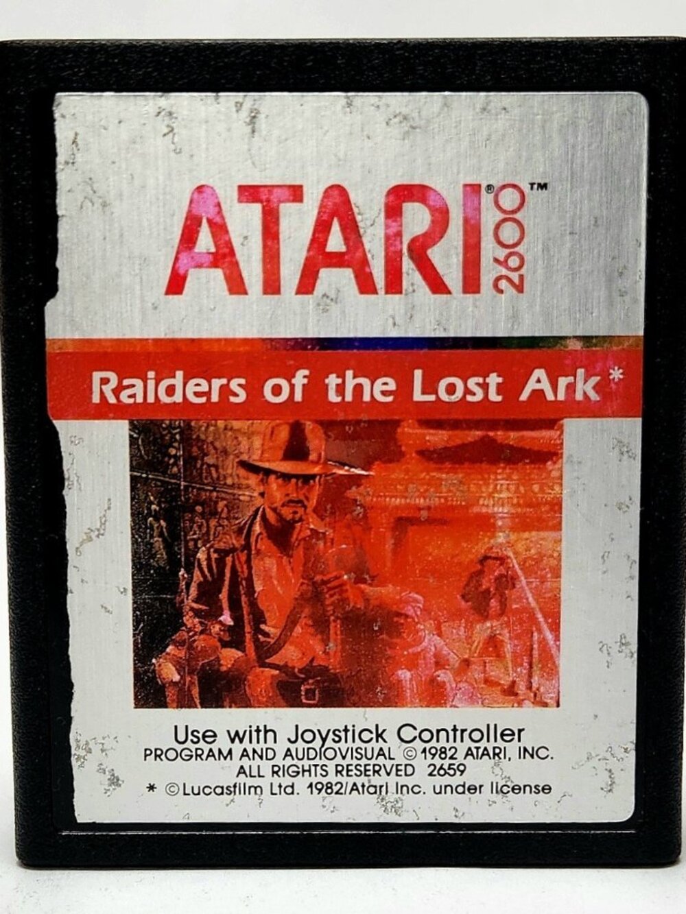 Vintage Raiders of the Lost Ark Atari 2600 Video Game Cartridge 1982 - Tested